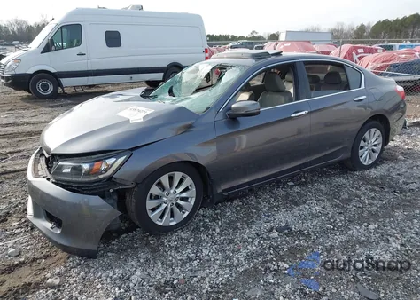 2013 Honda Accord Sdn Ex-L from USA, damaged, VIN 1HGCR2F81DA112528